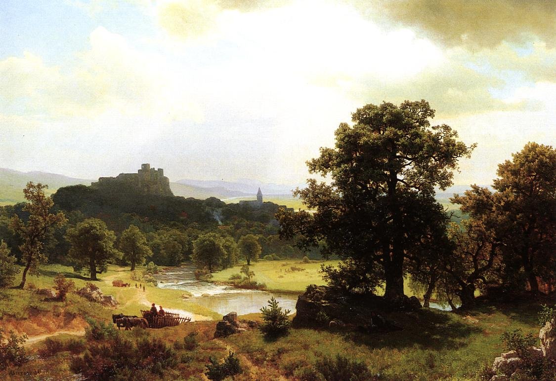 Começo do dia de Albert Bierstadt