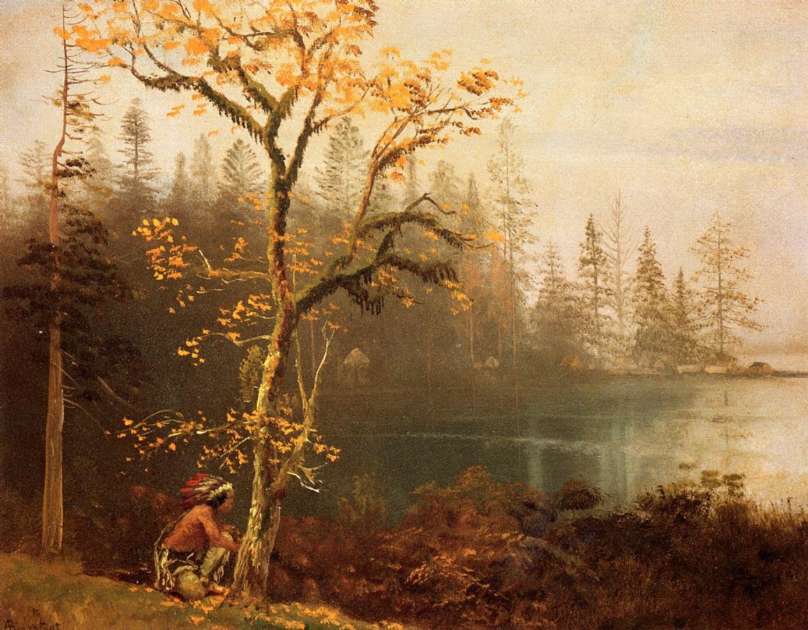 Escoteiro indiano de Albert Bierstadt