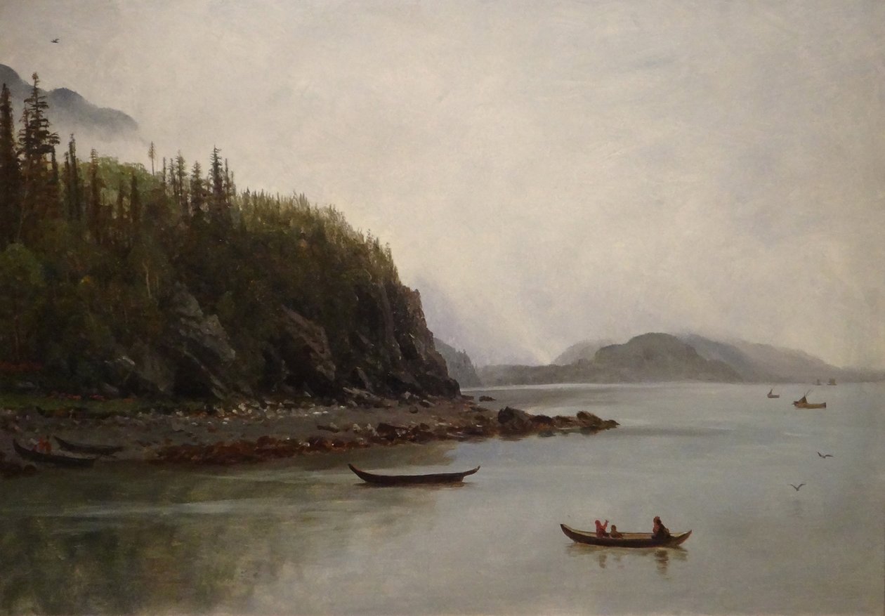 Índios de pesca de Albert Bierstadt