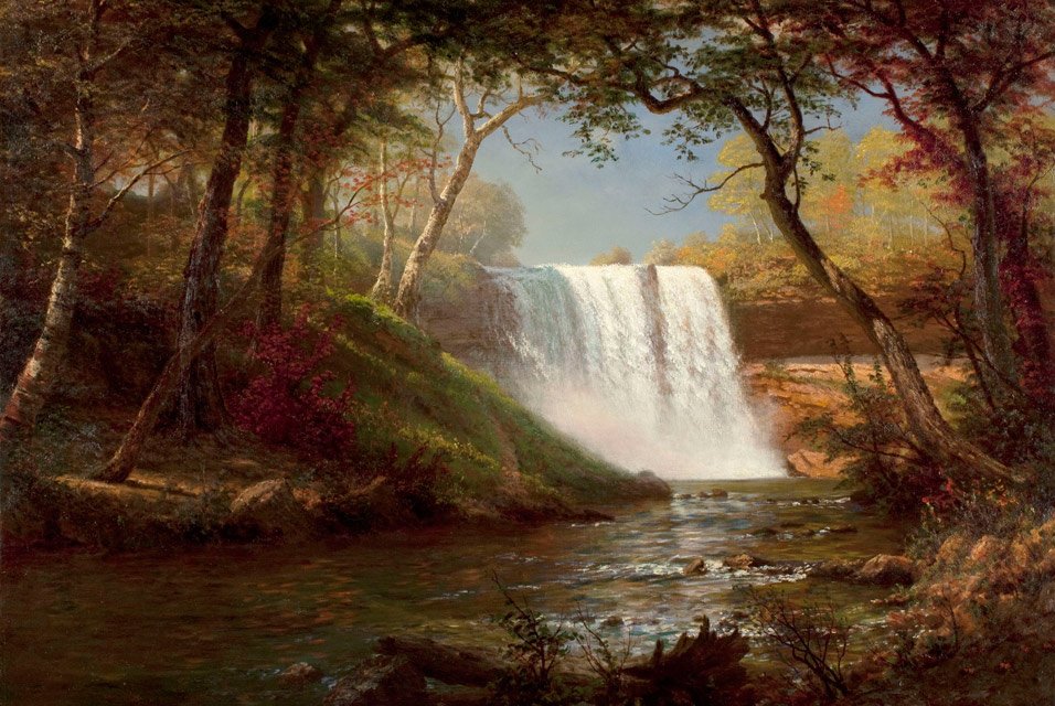 Minnehaha Falls de Albert Bierstadt