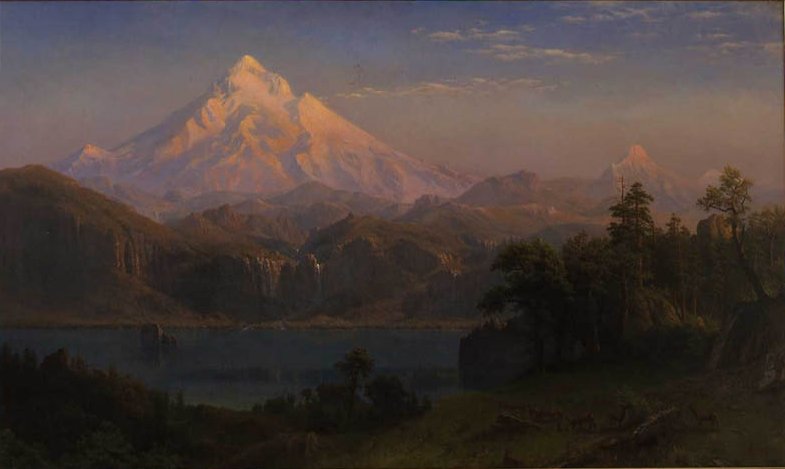 Monte Hood de Albert Bierstadt