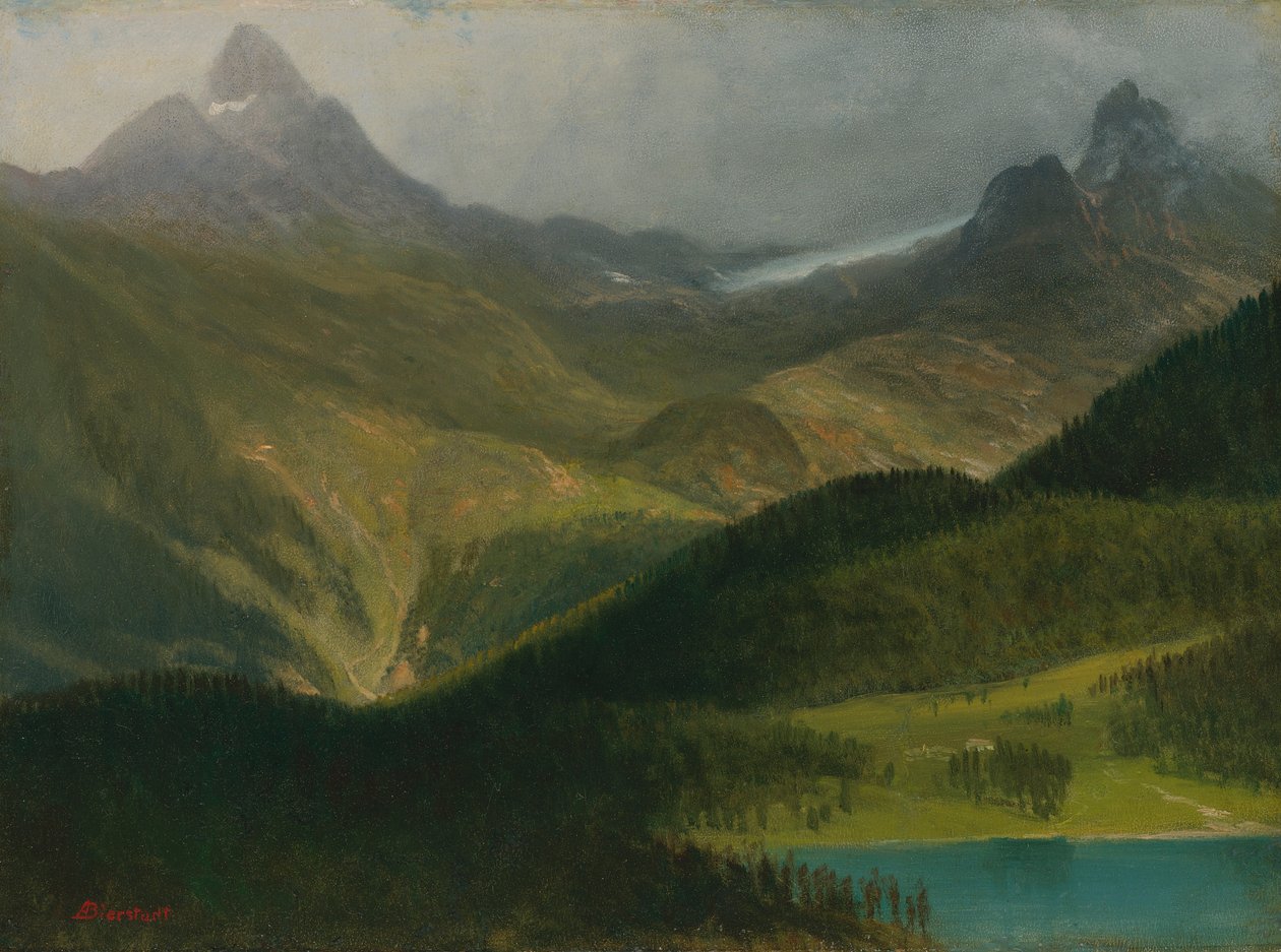 Paisagem montanhosa de Albert Bierstadt