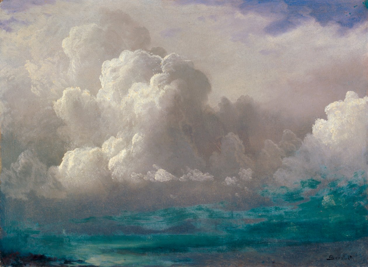 Nuvens de tempestade de Albert Bierstadt