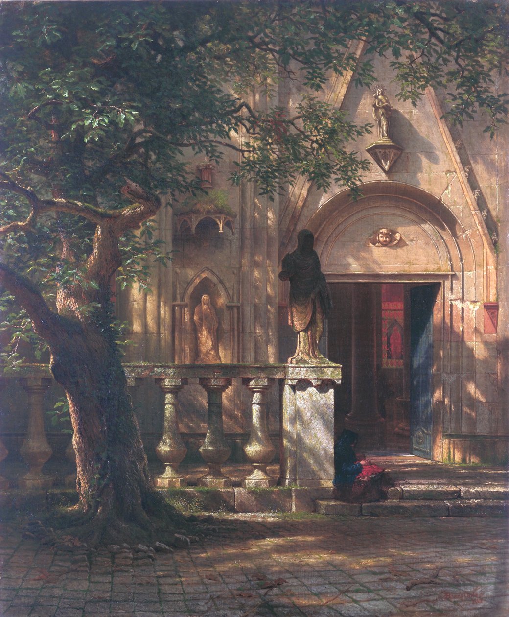 Luz solar e sombra de Albert Bierstadt