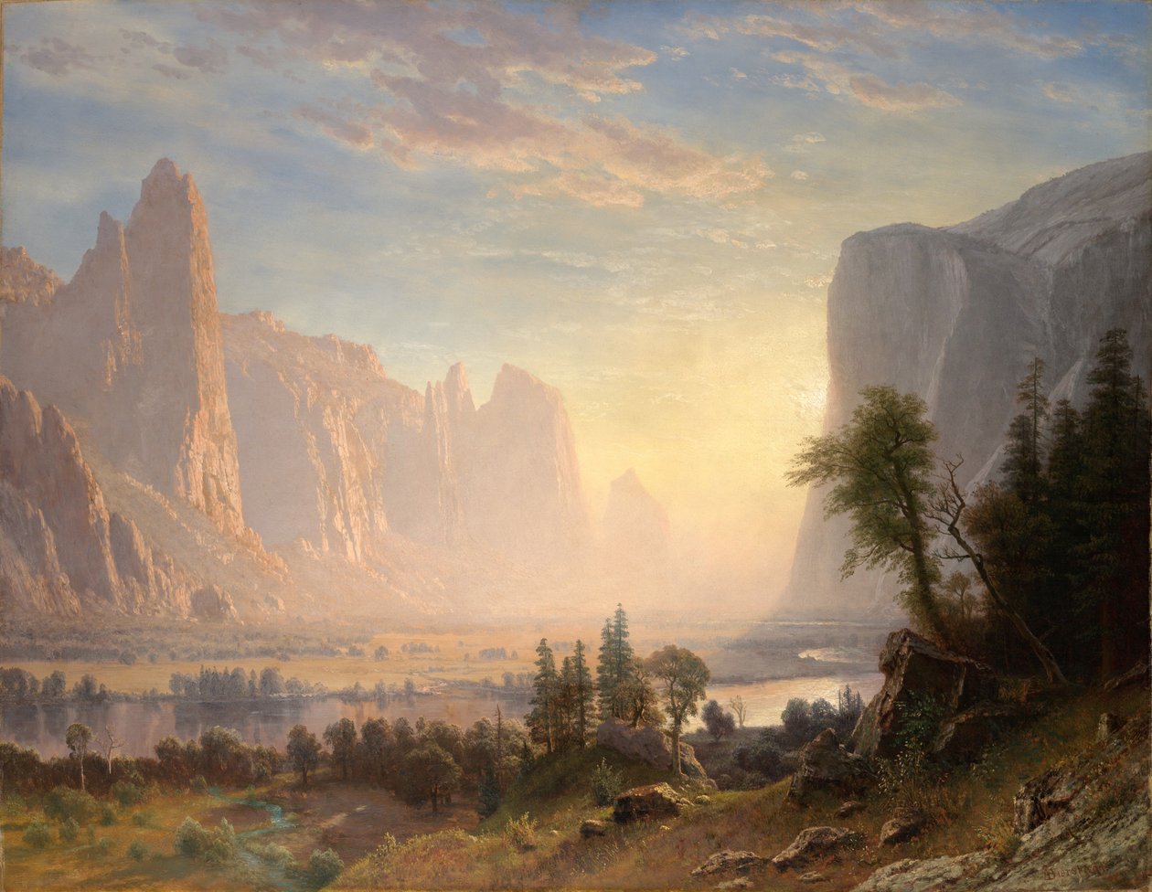 Vale do Yosemite de Albert Bierstadt