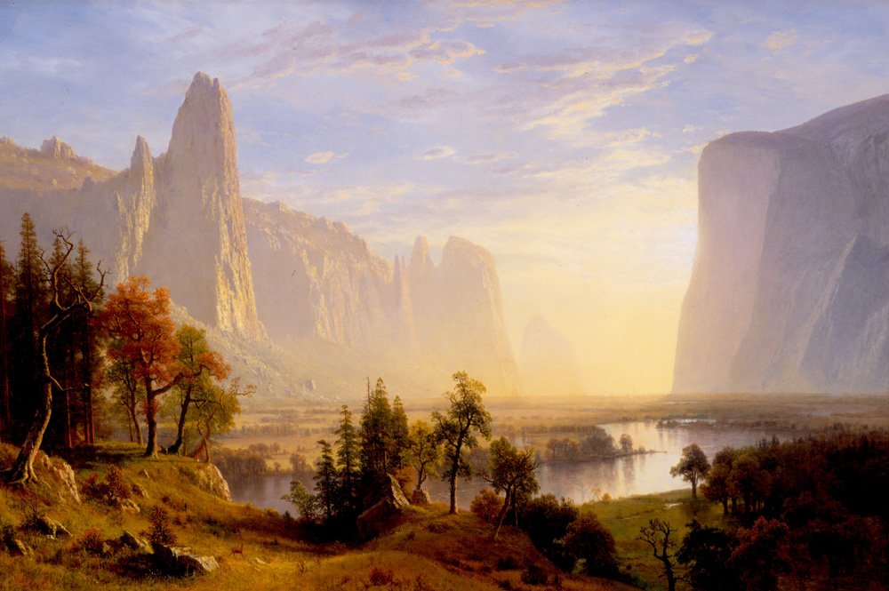 Vale de Yosemite de Albert Bierstadt