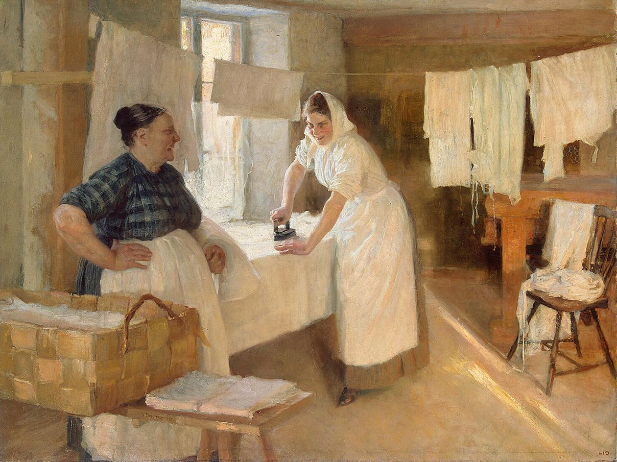 Lavadeiras de Albert Gustaf Aristides Edelfelt