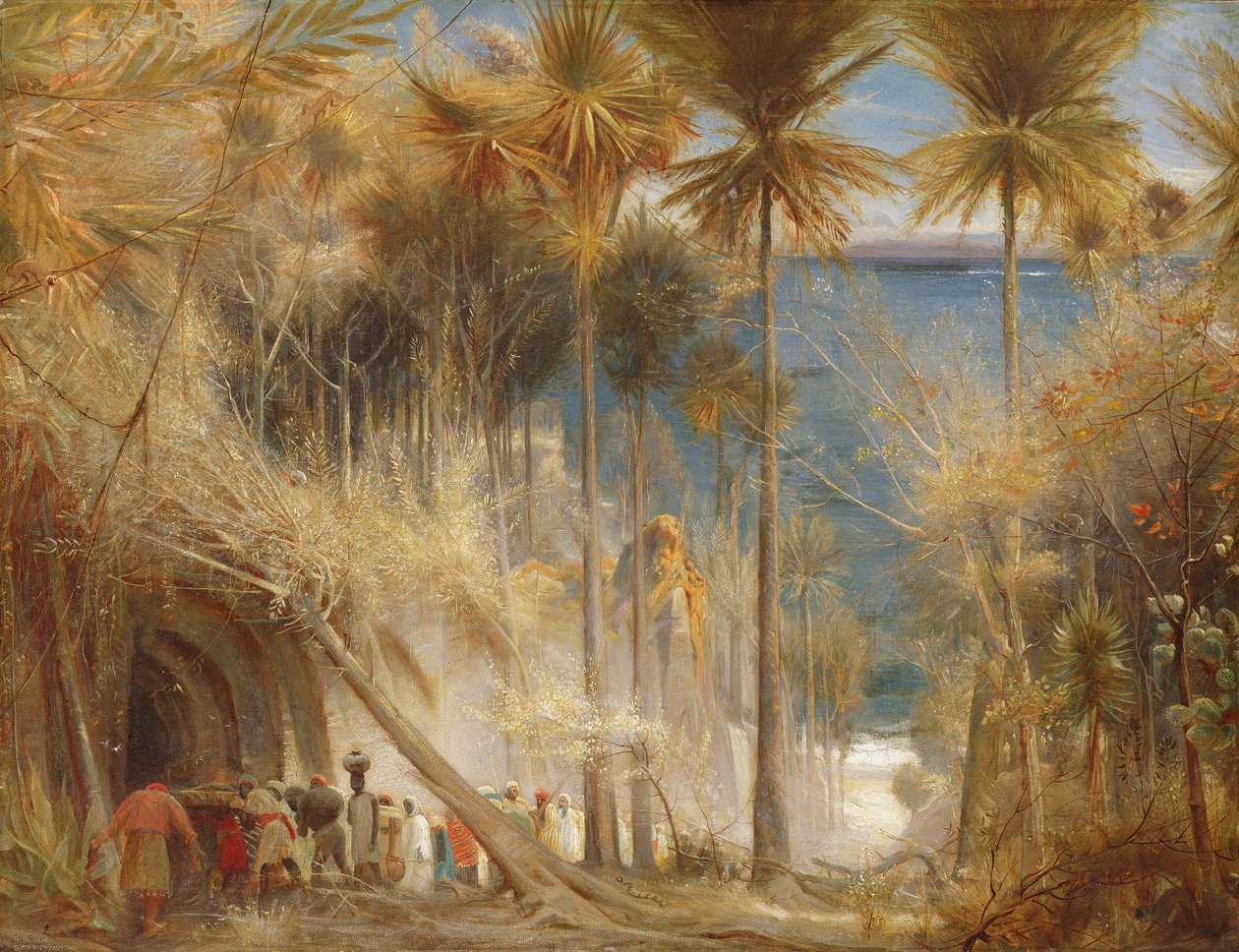 Ali Baba e os Quarenta Ladrões de Albert Goodwin
