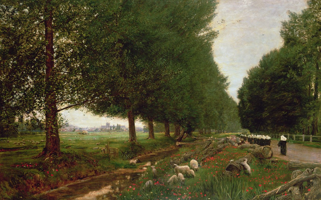 Na estrada para Winchester de Albert Goodwin