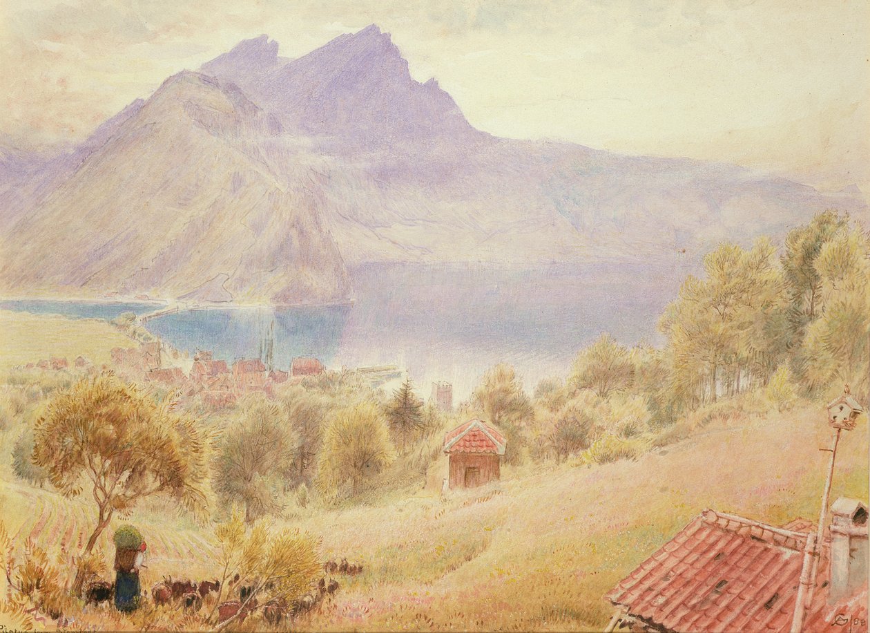 Pilatus de Stanstadt, Suíça de Albert Goodwin