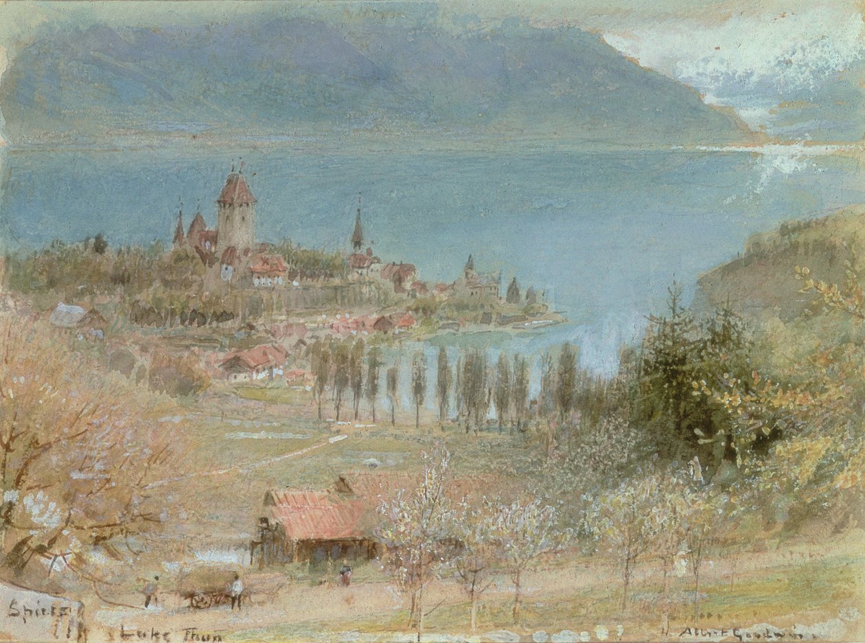 Spietz, Lago Thun de Albert Goodwin