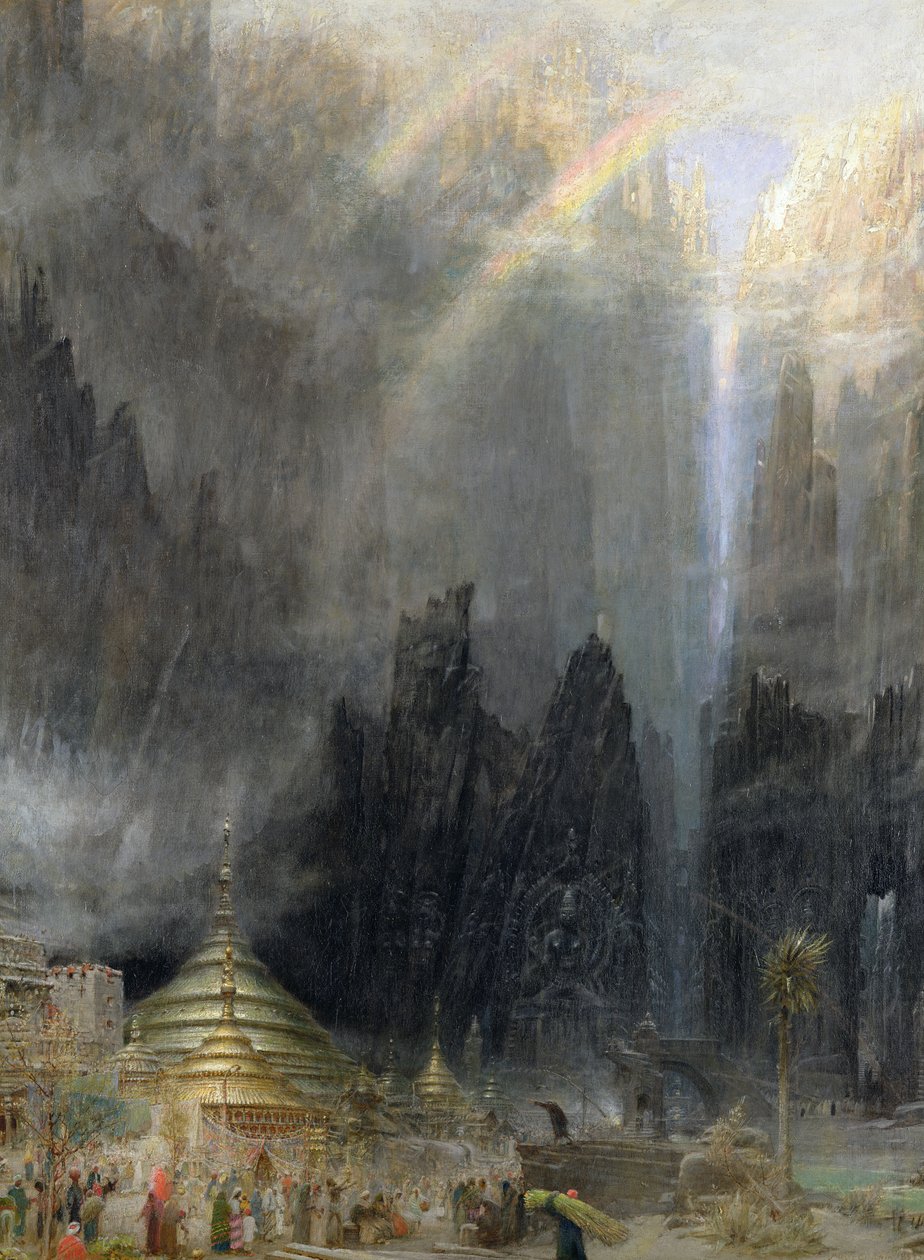 Sob o teto do mundo, 1897 de Albert Goodwin