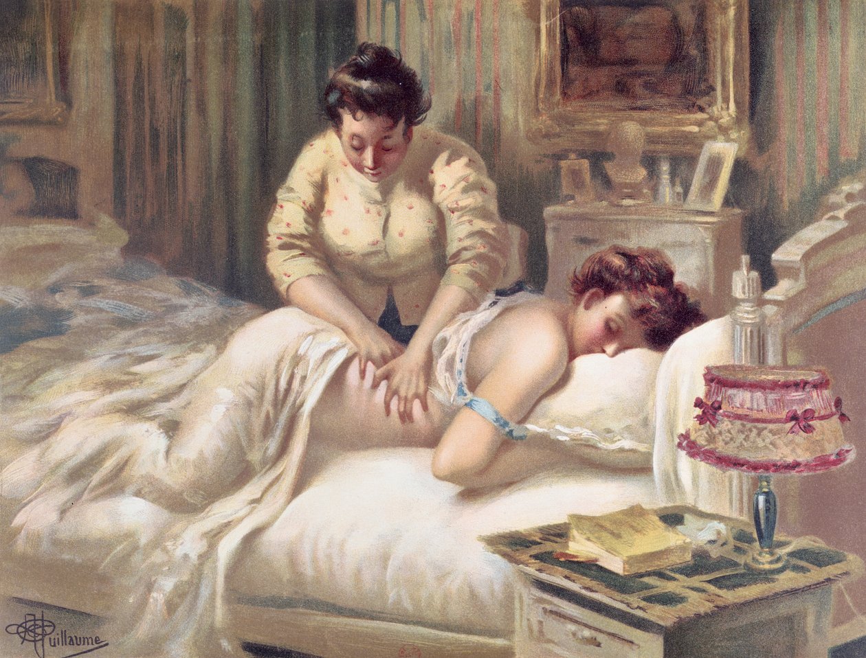 Uma sessão de massagem de Albert Guillaume