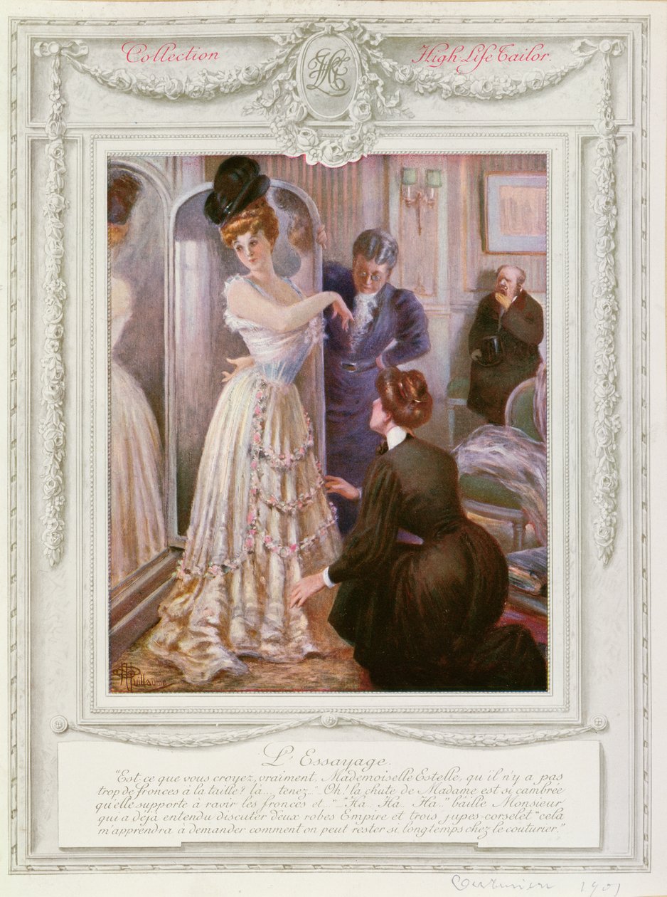 A costureira, 1901 de Albert Guillaume