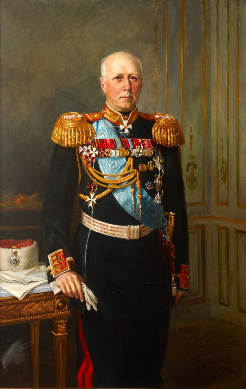 Conde Pavel Schuvaloff, governador de Varsóvia, 1897 de Albert Gustaf Aristides Edelfelt