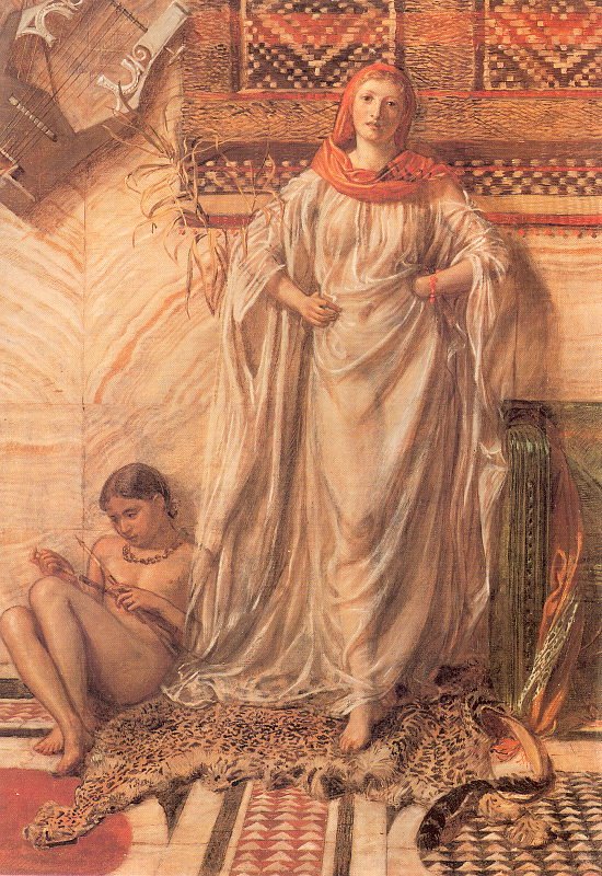 Menina dançando de Albert Joseph Moore