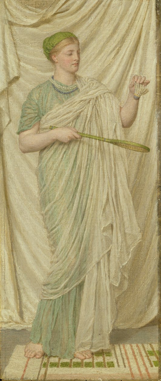 Peteca e Battledore, 1872 de Albert Joseph Moore