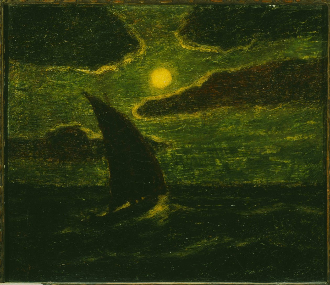 Vela à luz da lua de Albert Pinkham Ryder