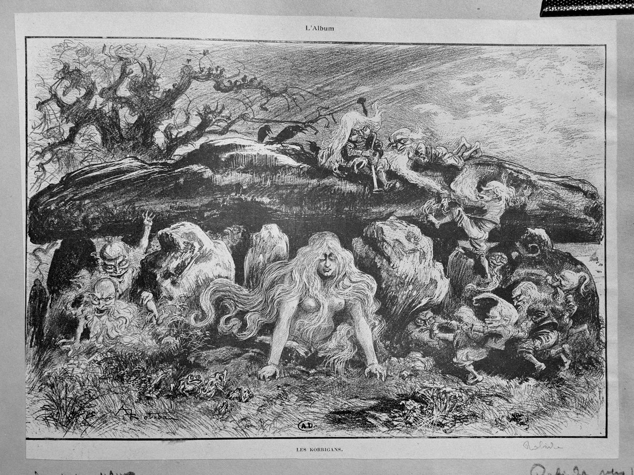 Os Korrigans, c.1900 de Albert Robida