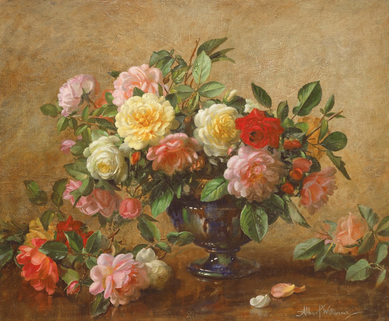 AB1102 toda a beleza em uma rosa de verão de Albert Williams