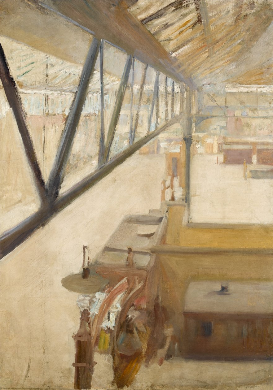 Estação Charing Cross, c.1885 de Albert de Belleroche