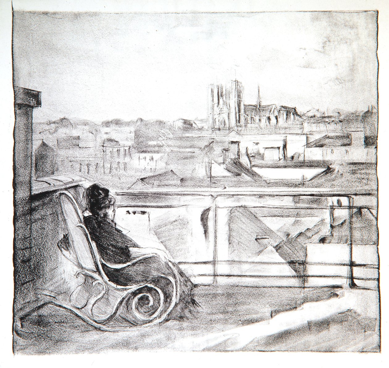 Julie em Sainte-Gudule, 1911 de Albert de Belleroche