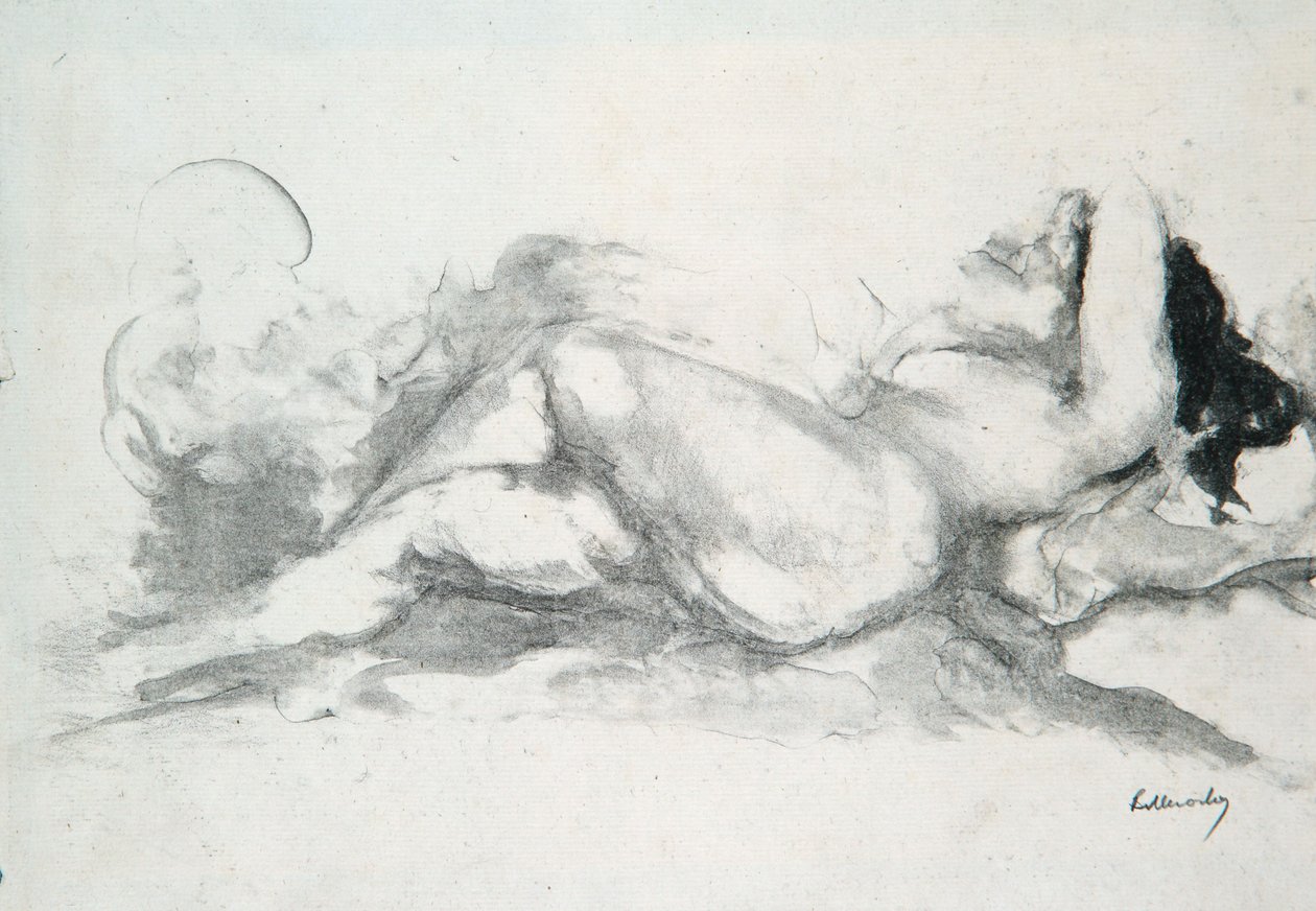 Nu na cama de Albert de Belleroche