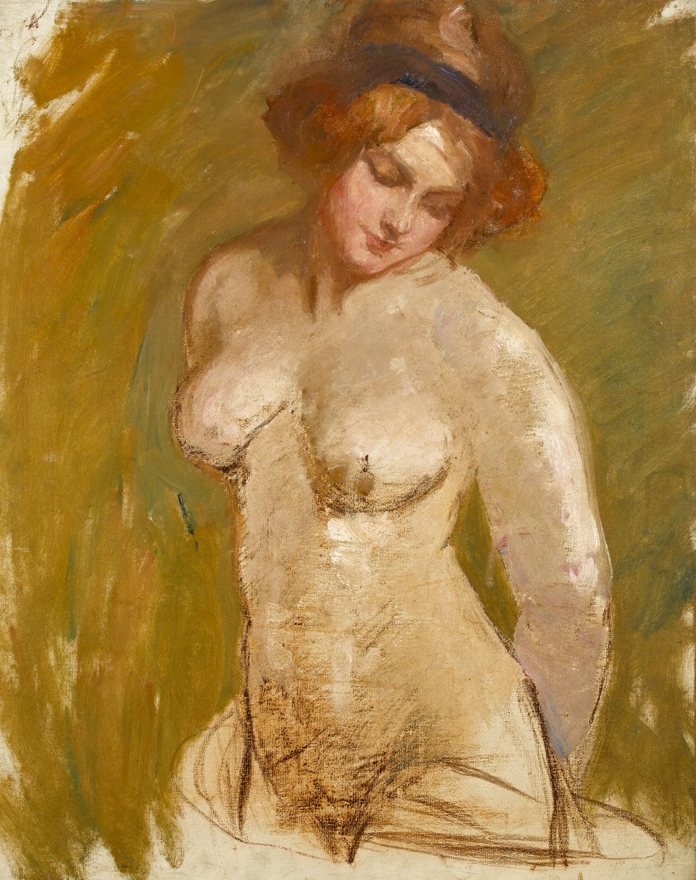 Nu com bandeau, c.1900 de Albert de Belleroche