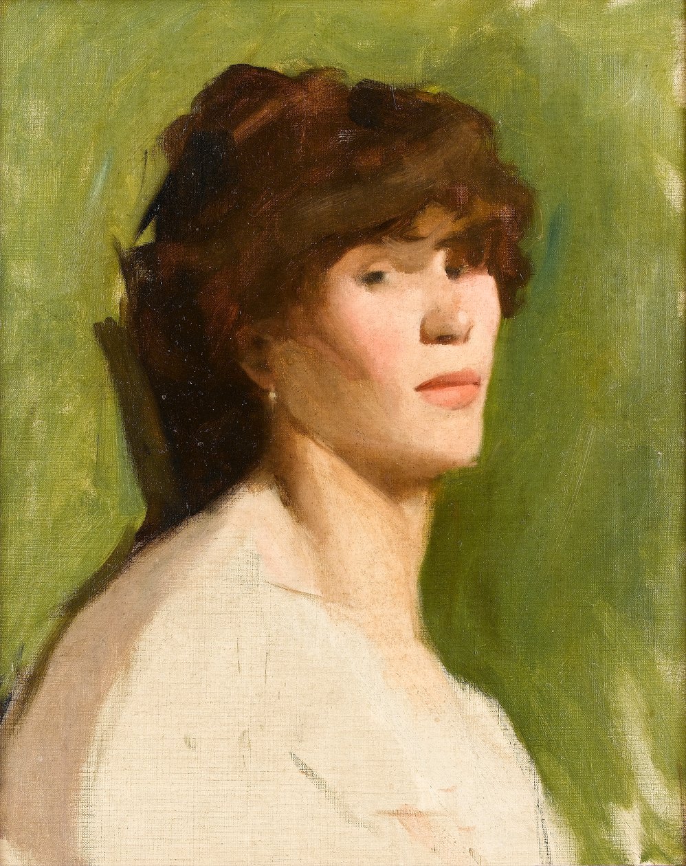 Retrato de uma mulher, c.1885 de Albert de Belleroche