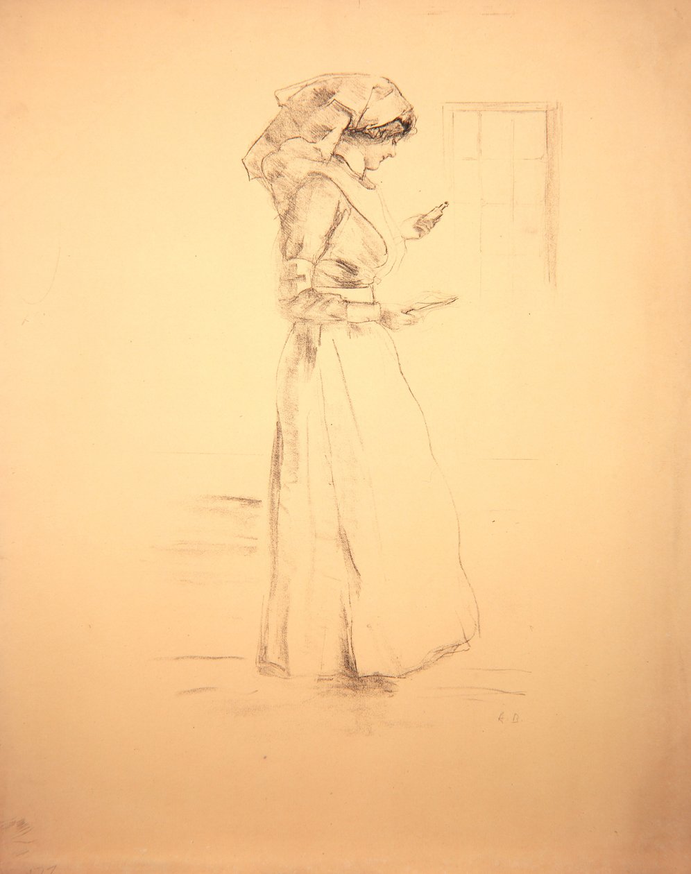 A enfermeira, 1916 de Albert de Belleroche