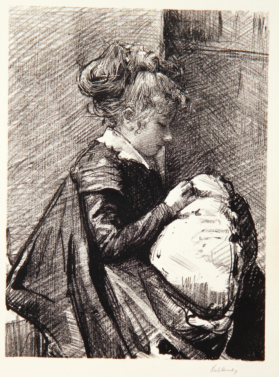 A costureira de 1901 de Albert de Belleroche