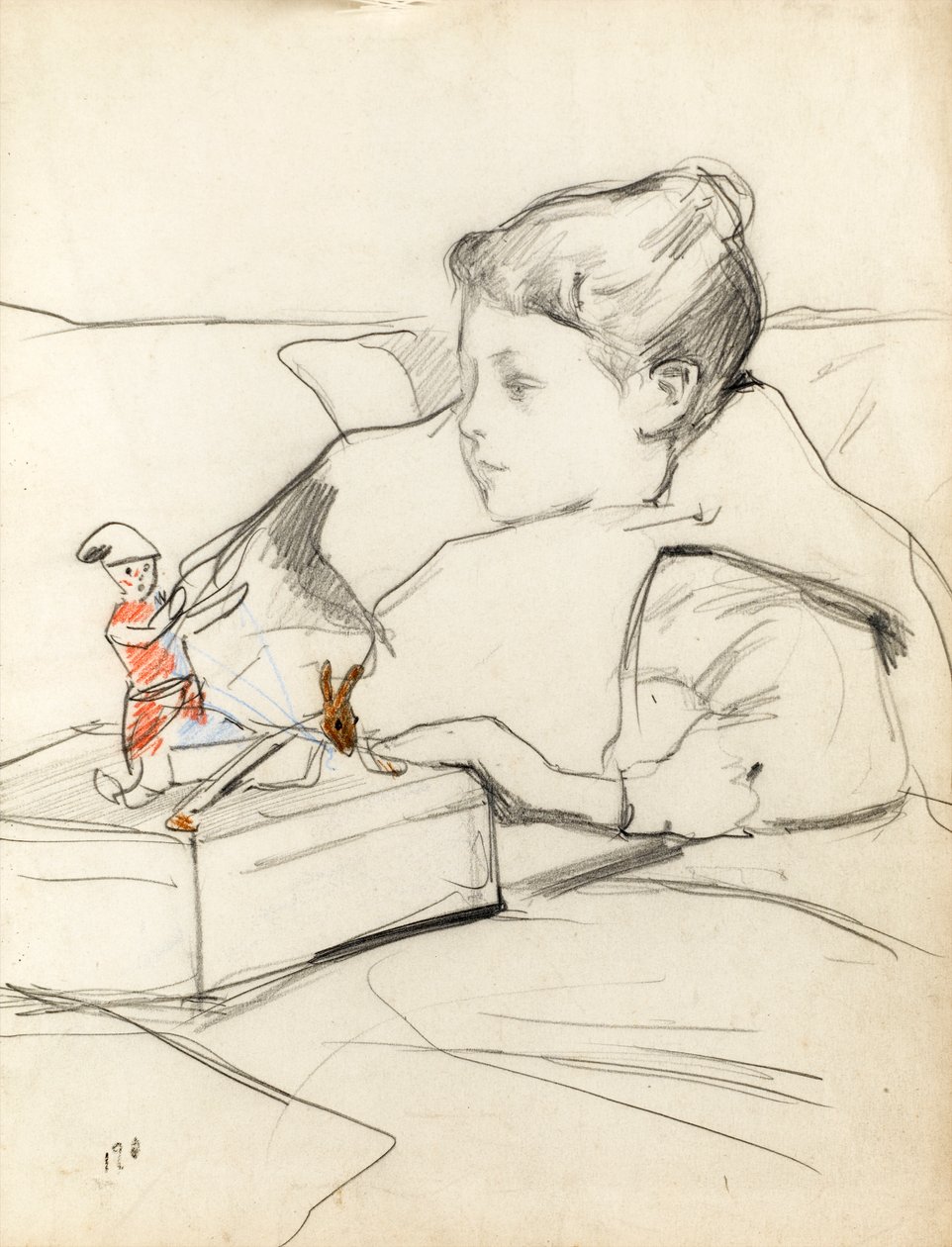 Yvette, por volta de 1898 de Albert de Belleroche