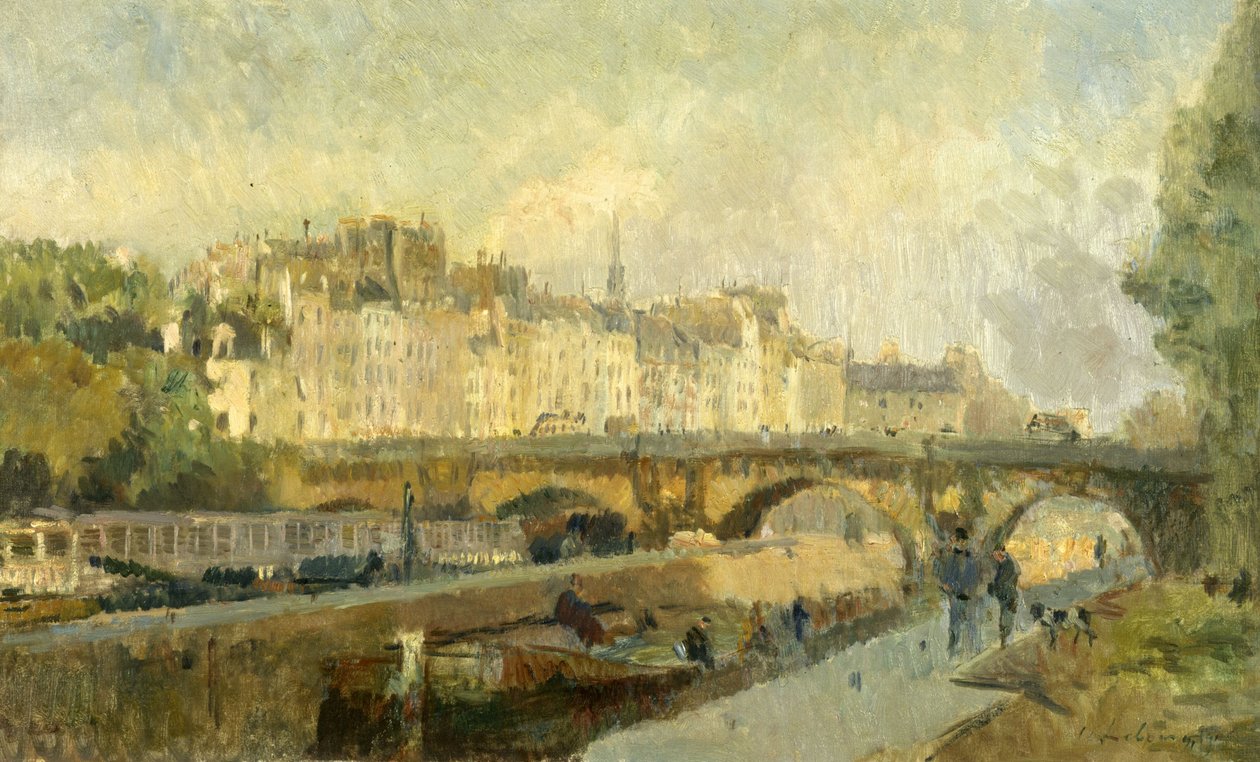 A Pont Neuf de Albert Charles Lebourg