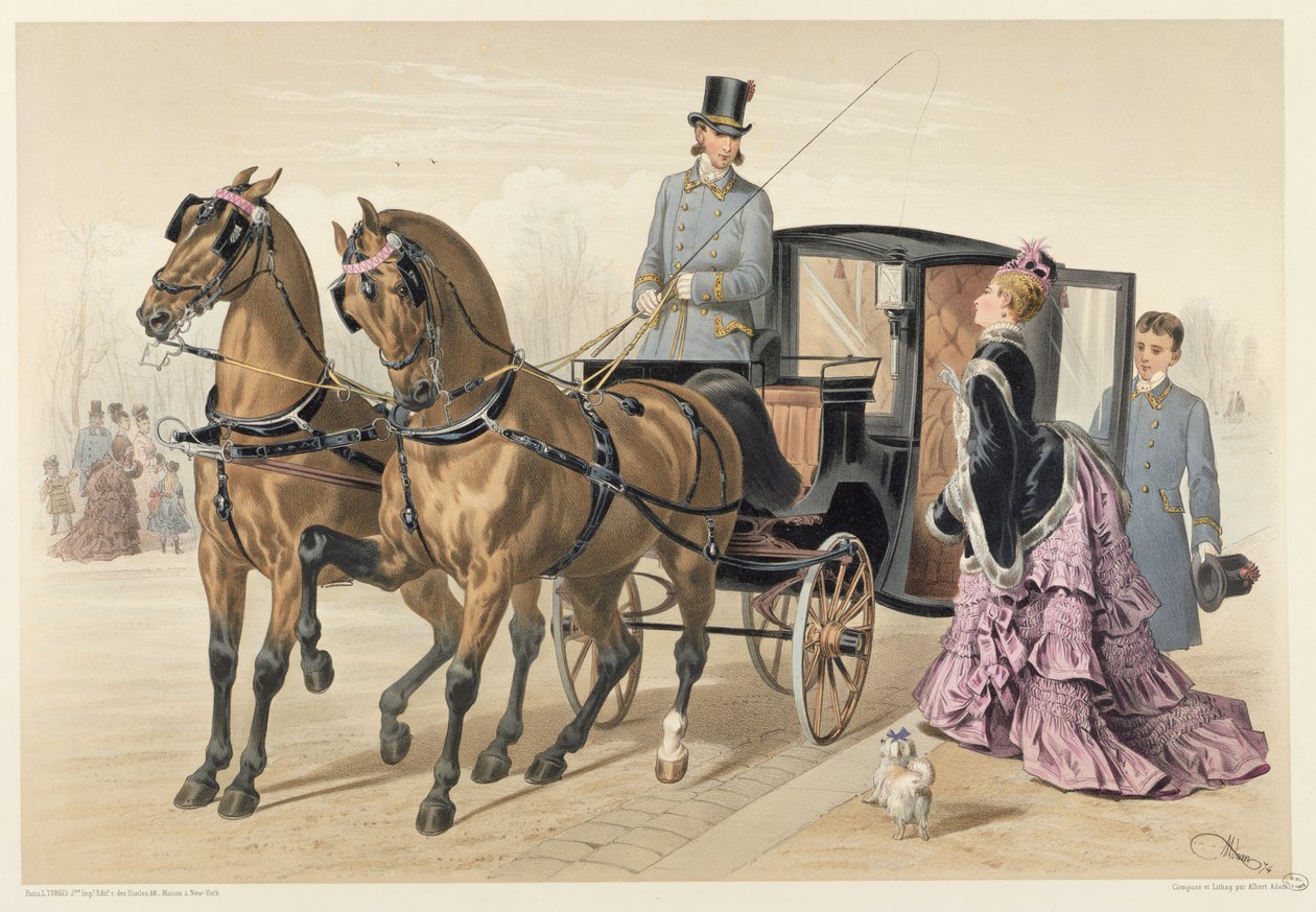 Cavalos ingleses de Albert Adam