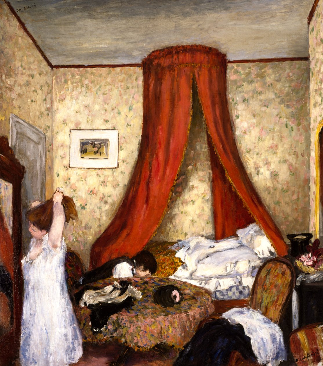Interior, c.1893 (óleo sobre tela) de Albert Andre