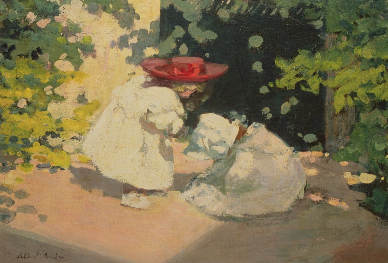 Meninas a brincar de Albert Andre