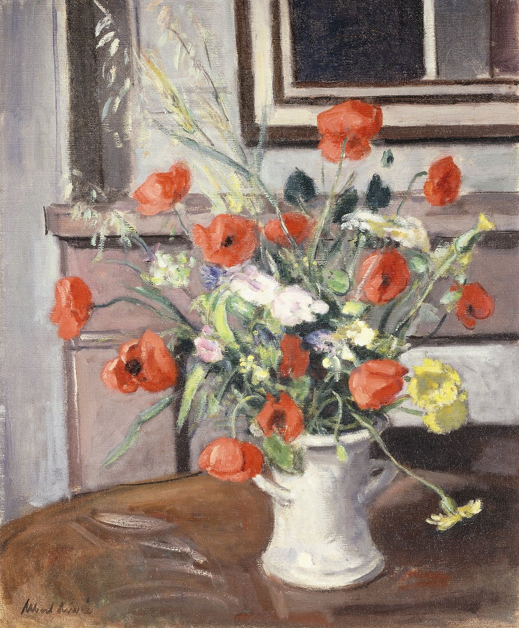 Vaso de Papoilas; Vaso de Coquelicots de Albert Andre