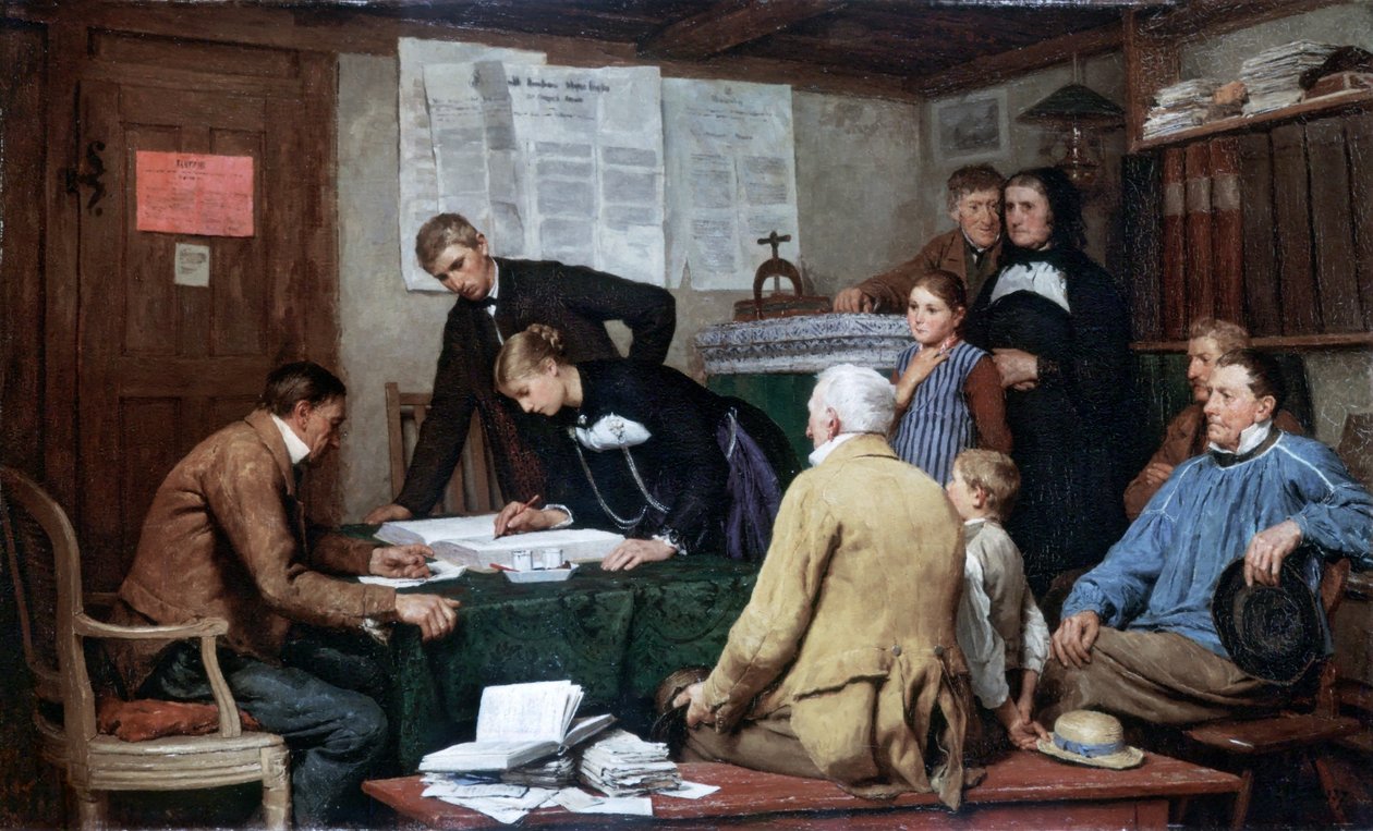 Casamento civil de Albert Anker