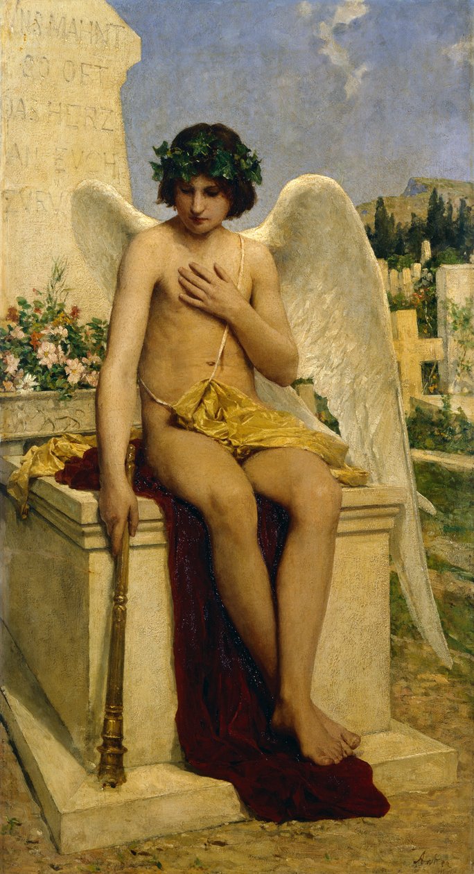 O Génio da Morte de Albert Anker