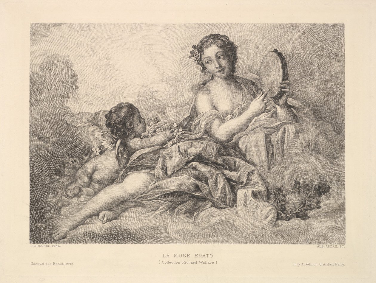 A Musa Erato, 1890. de Albert Ardail