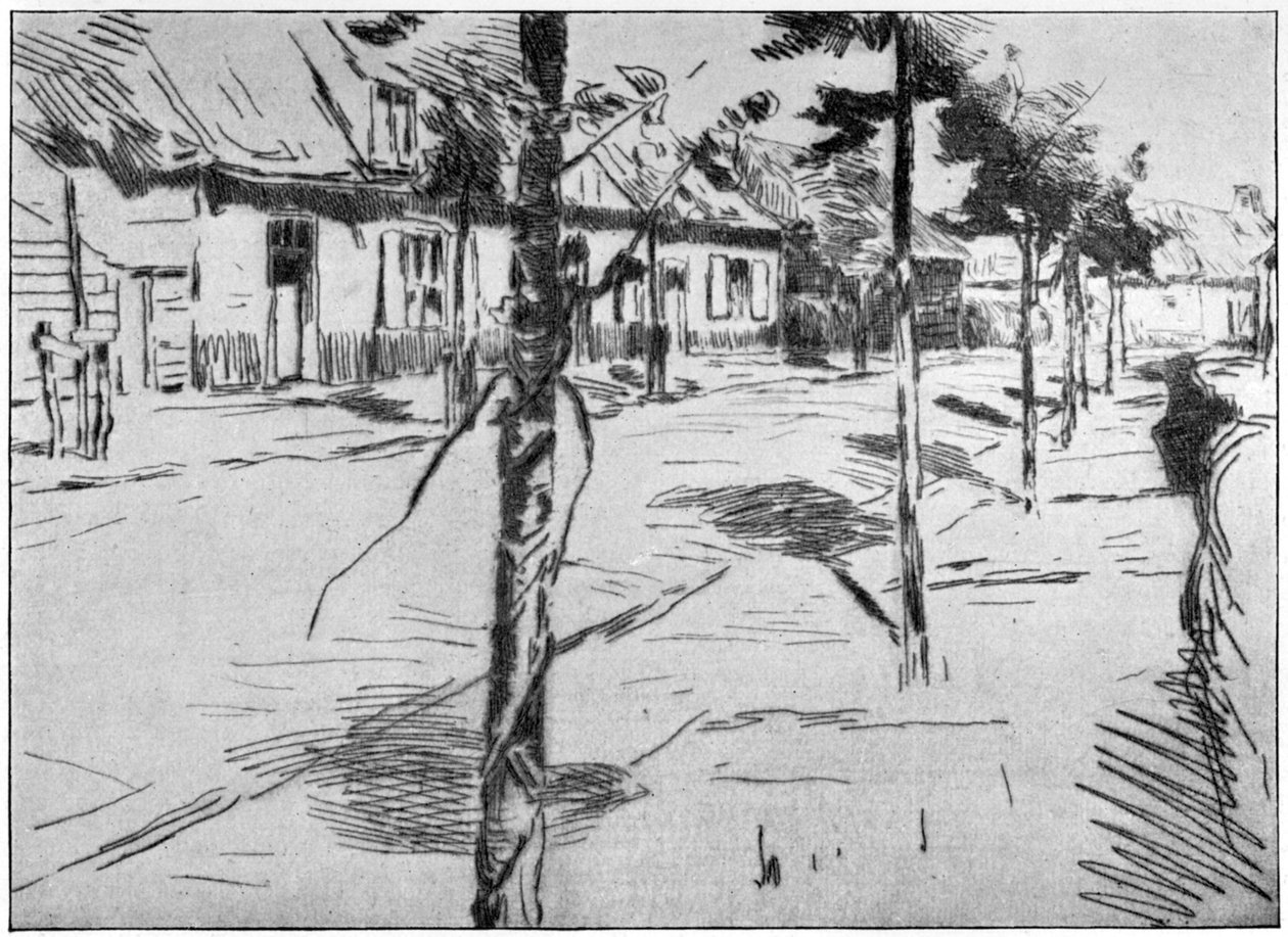 A estrada da Zelândia, 1898. de Albert Baertsoen