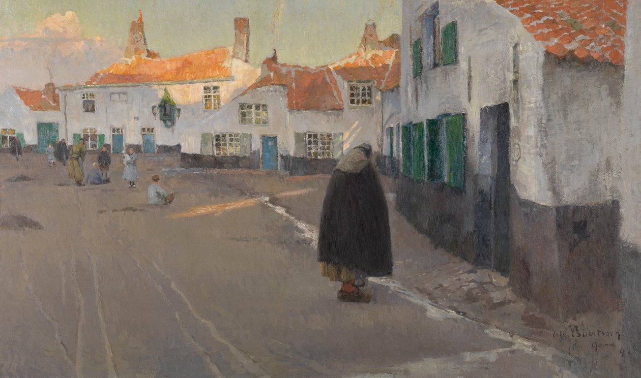 Praça na Flandres de Albert Baertsoen
