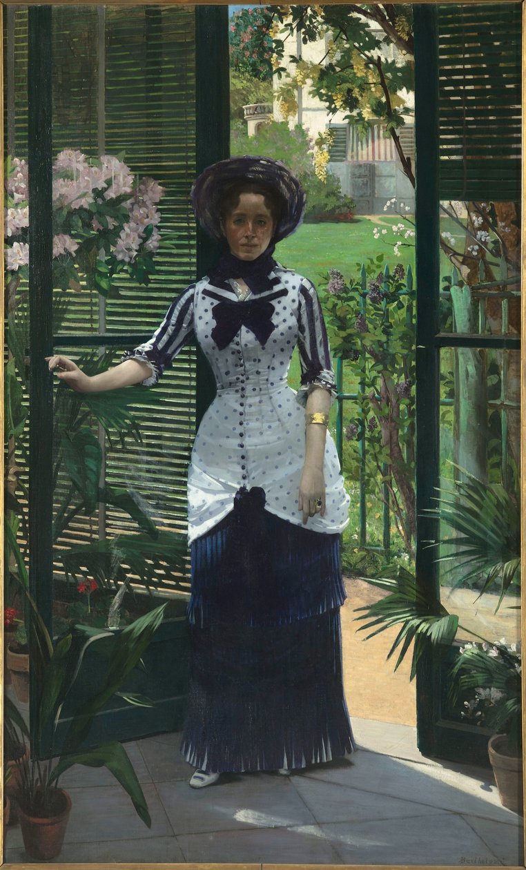 Na estufa Na Estufa, ca 1881. de Albert Bartholomé