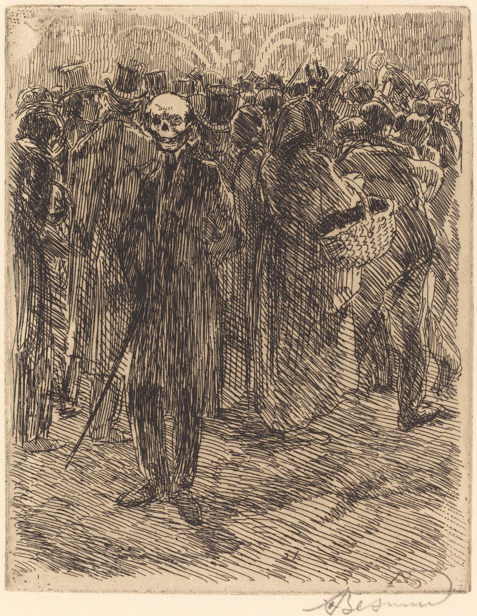 Na multidão de Albert Besnard