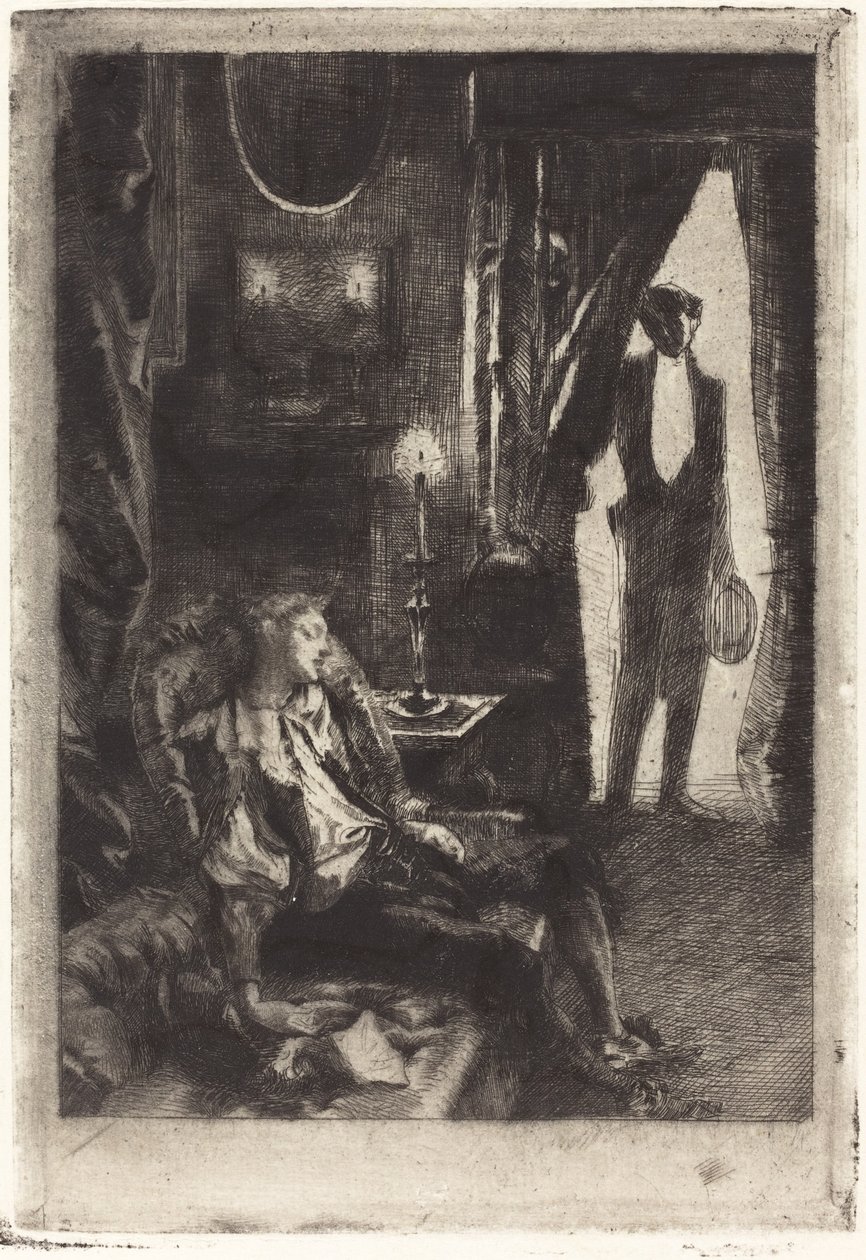 Iza dormindo de Albert Besnard