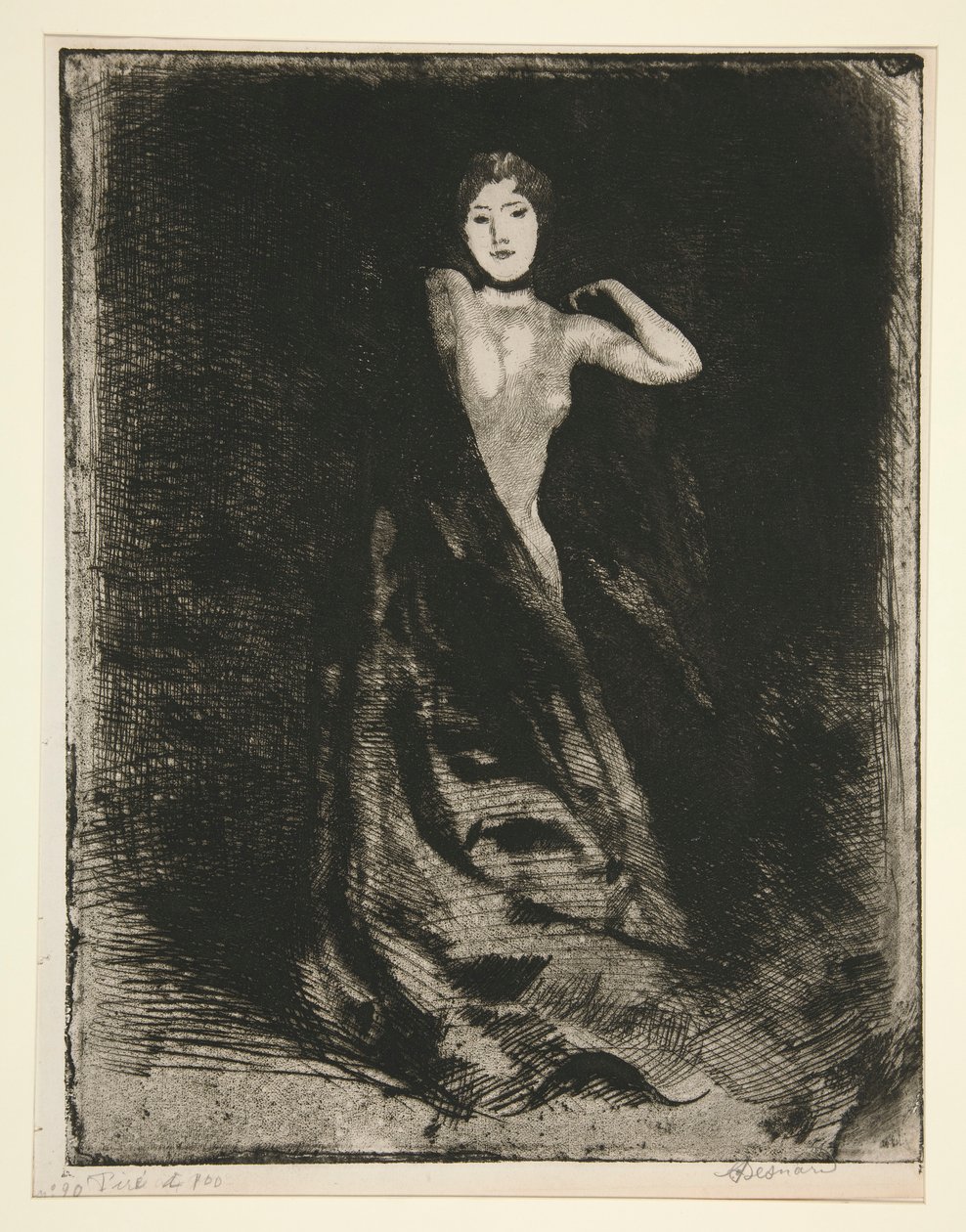 La Femme (Frontispício) [A Mulher (Frontispício)]. de Albert Besnard