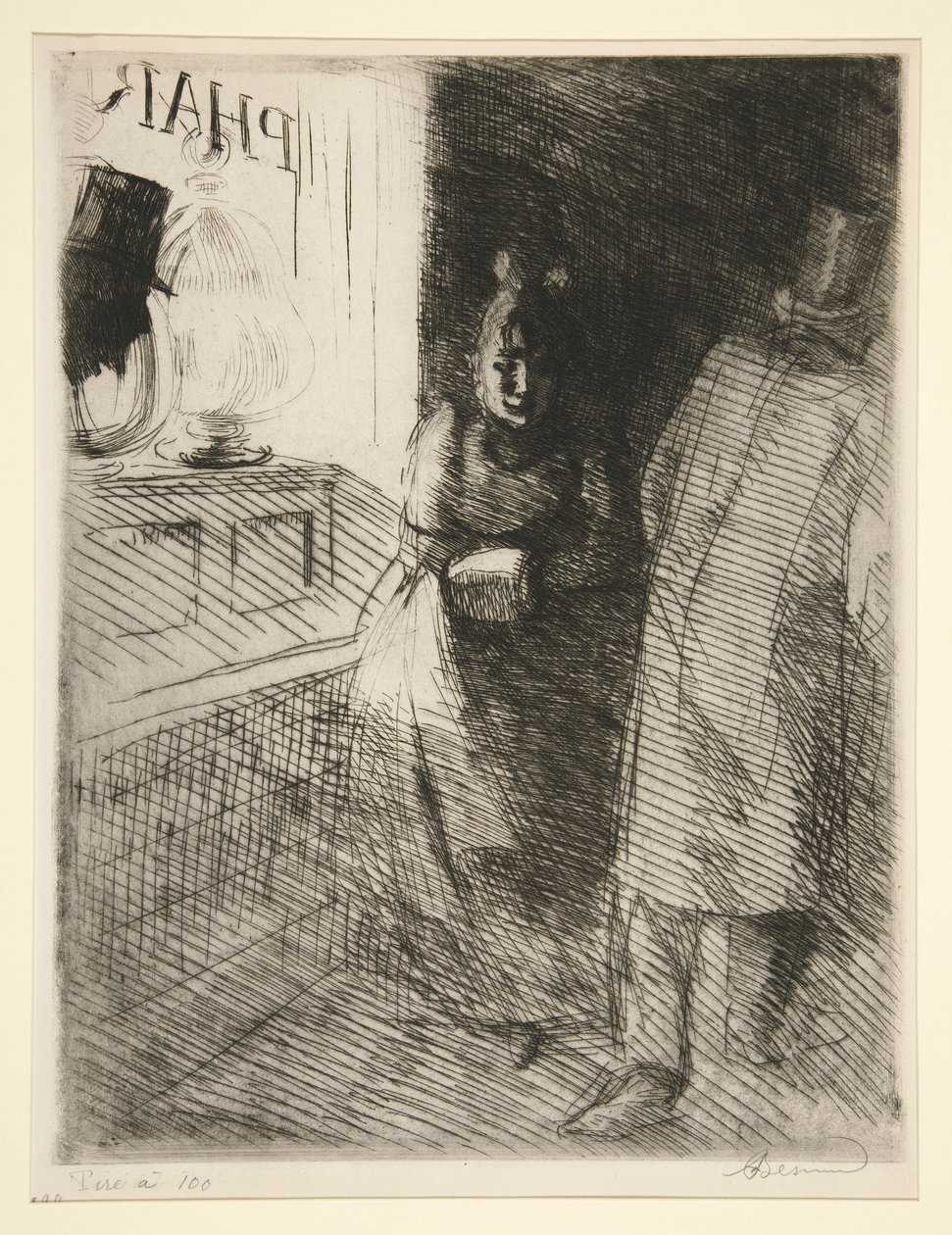 La Prostituição (Prostituição) de Albert Besnard