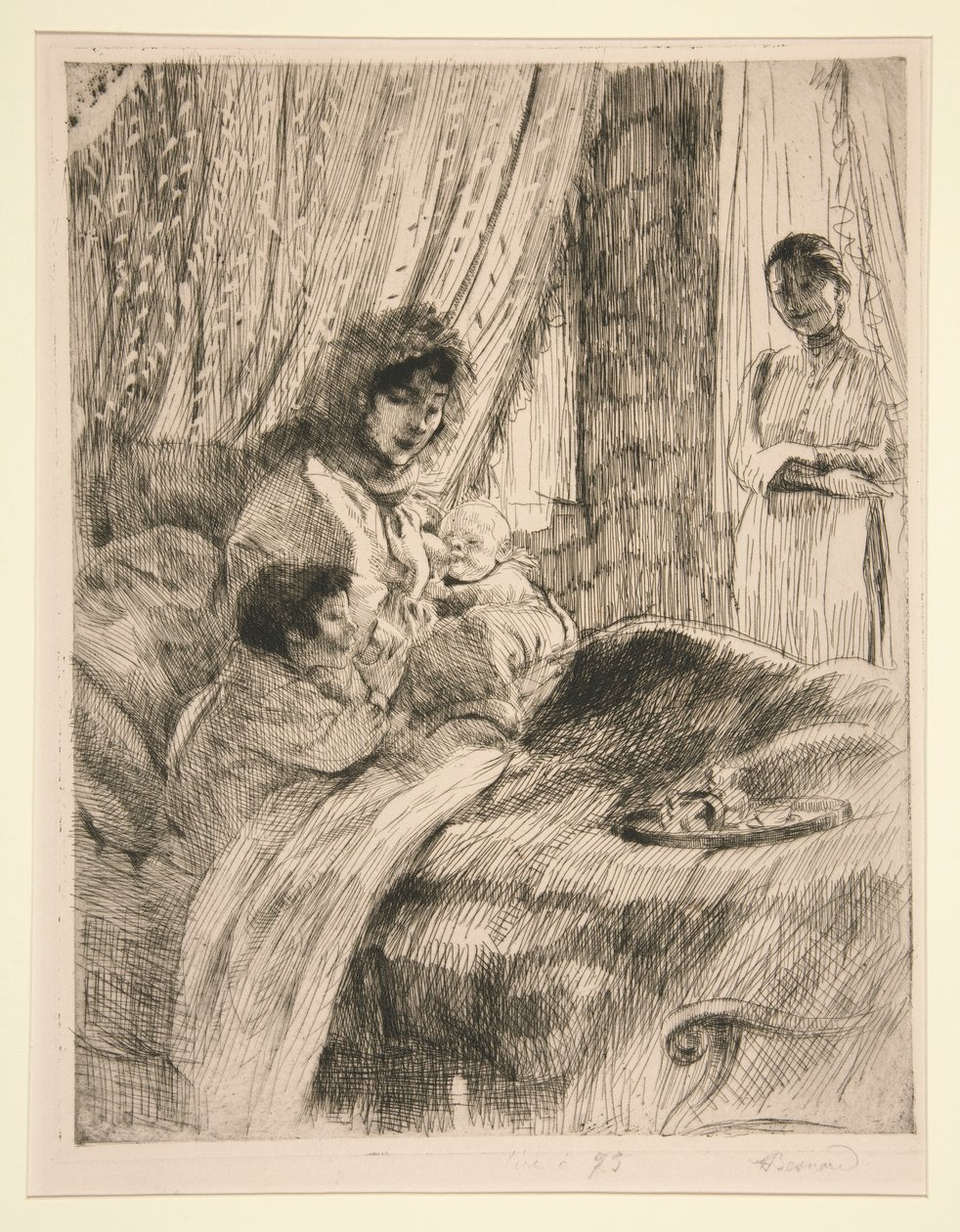 Almoço (ou, Maternidade Feliz) de Albert Besnard