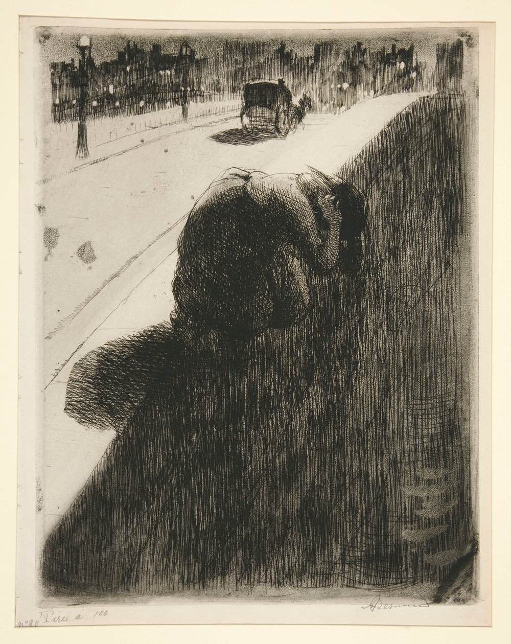 O Suicídio (Suicídio) de Albert Besnard