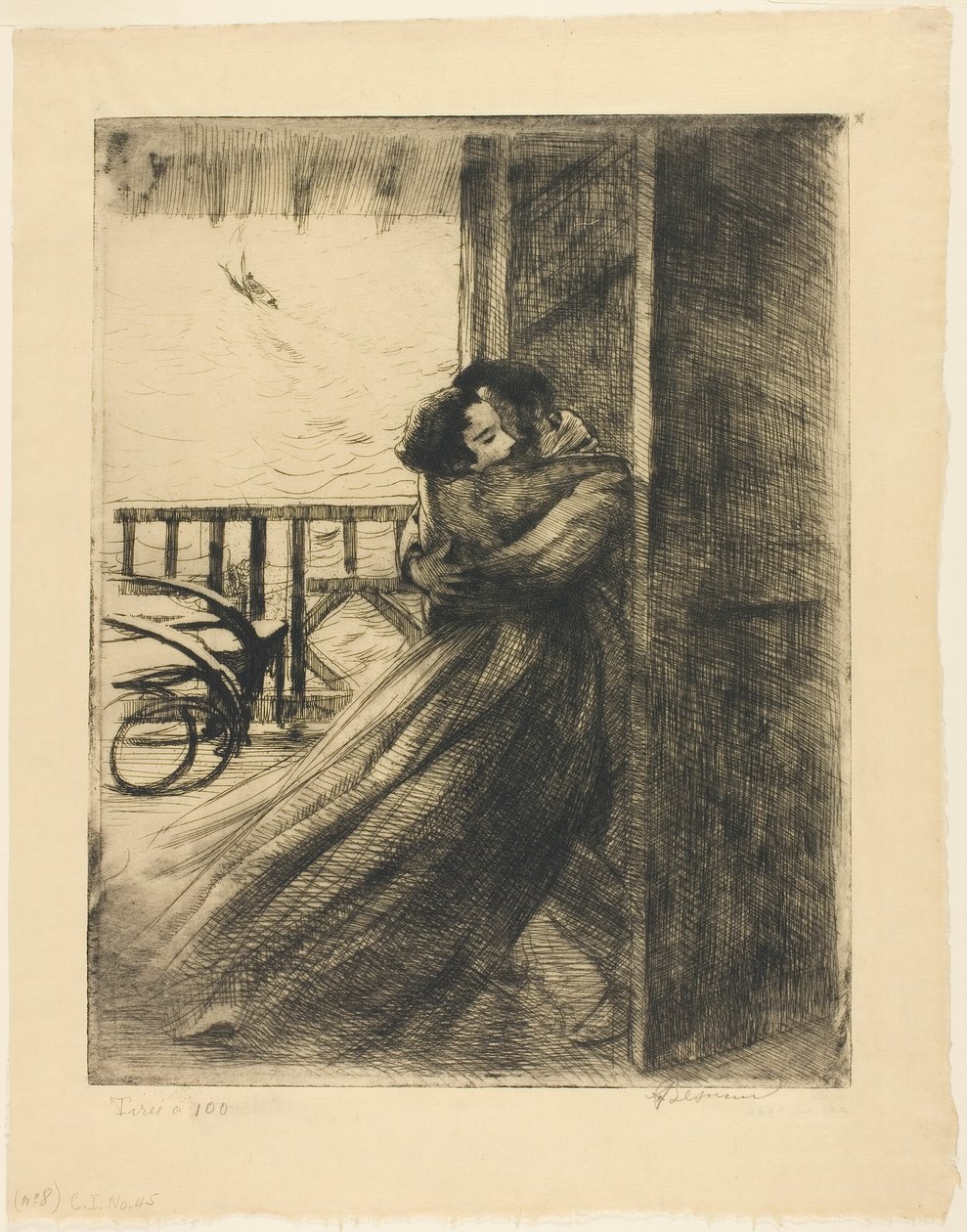 Amor, prato dois da Mulher de Albert Besnard